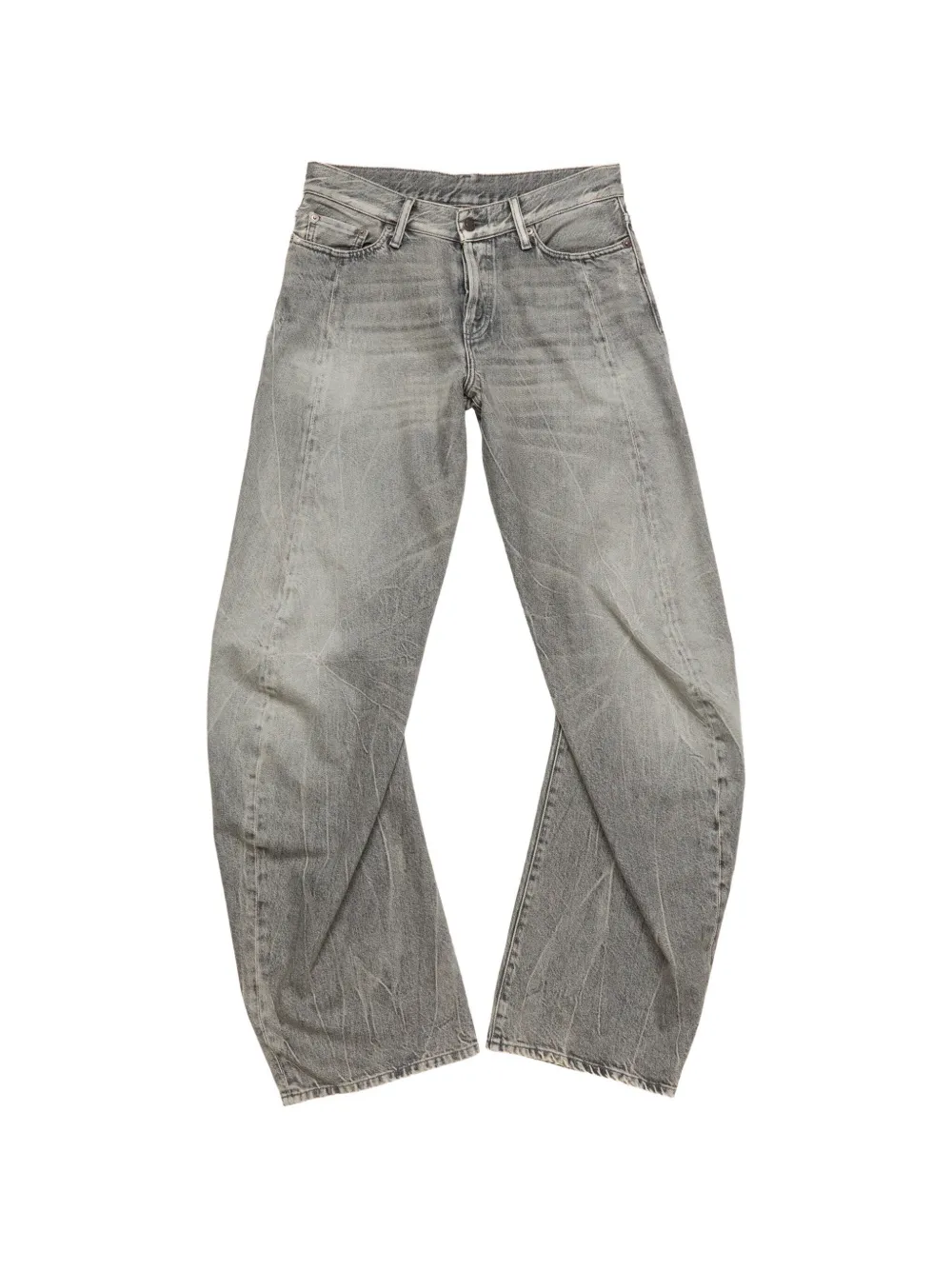 Acne Studios Jeans mit ausgewaschenem Effekt - Grau