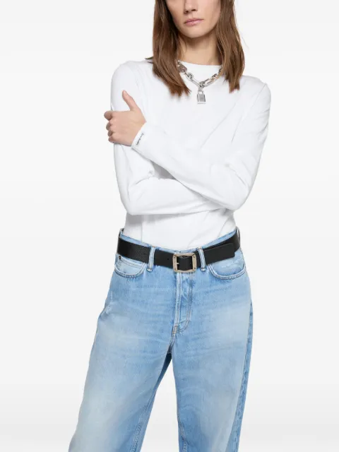 Acne Studios satin label T-shirt - regular
