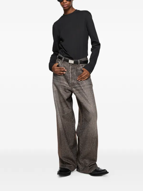 Acne Studios ロングスリーブ トップ | ブラック | FARFETCH JP