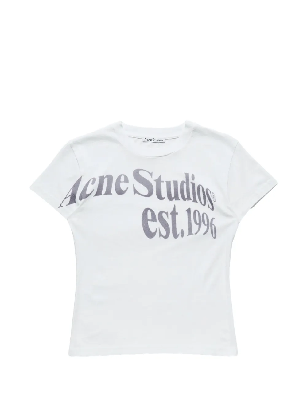 Acne Studios organic-cotton graphic T-shirt - Bianco
