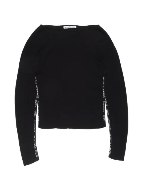 Acne Studios logo-embellishment sweater