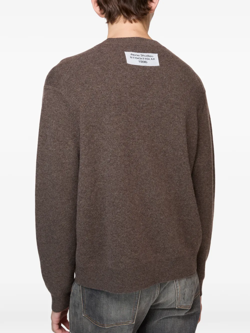 Acne Studios Kasjmier trui Bruin