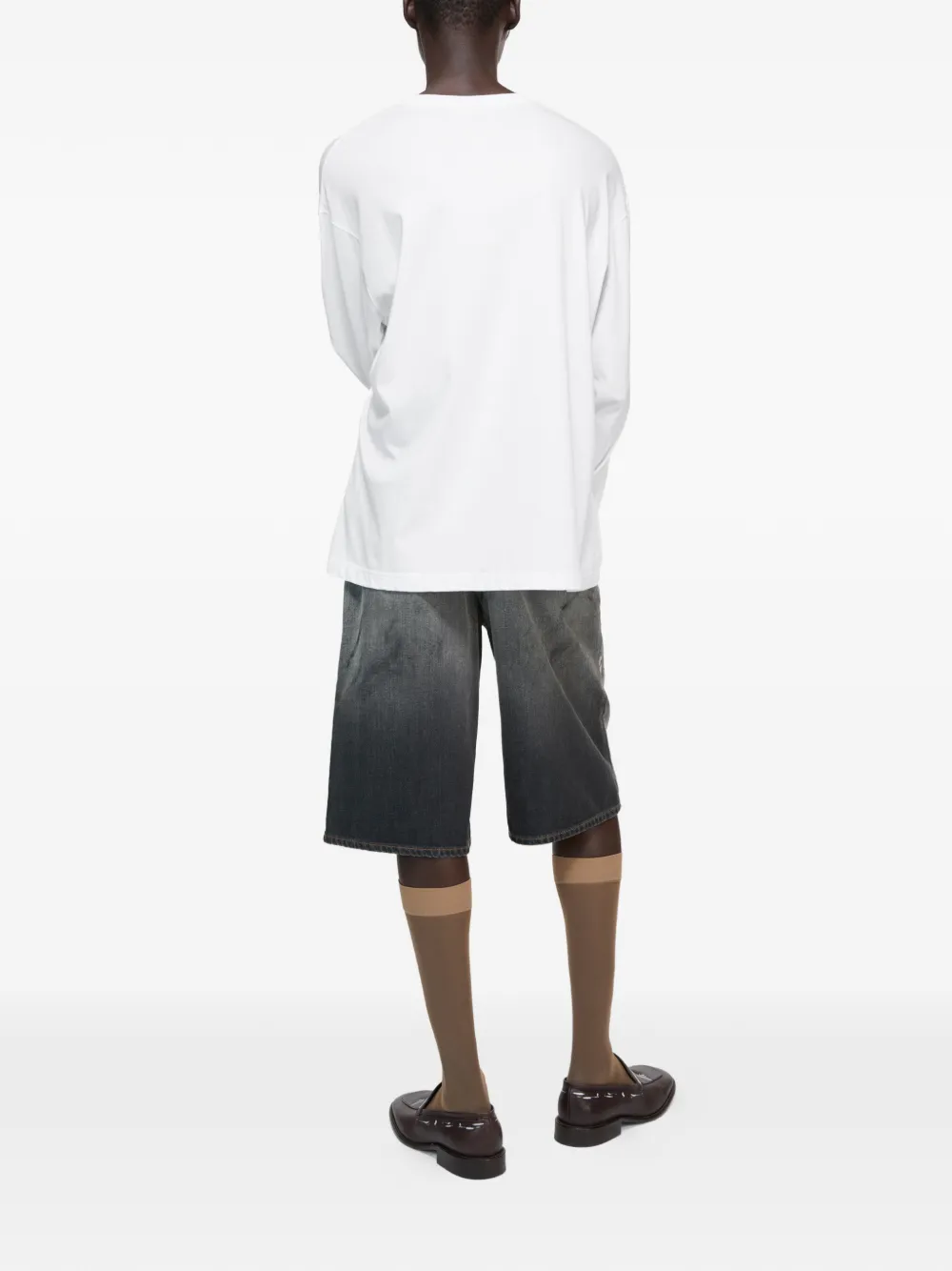Acne Studios T-shirt met logo Wit