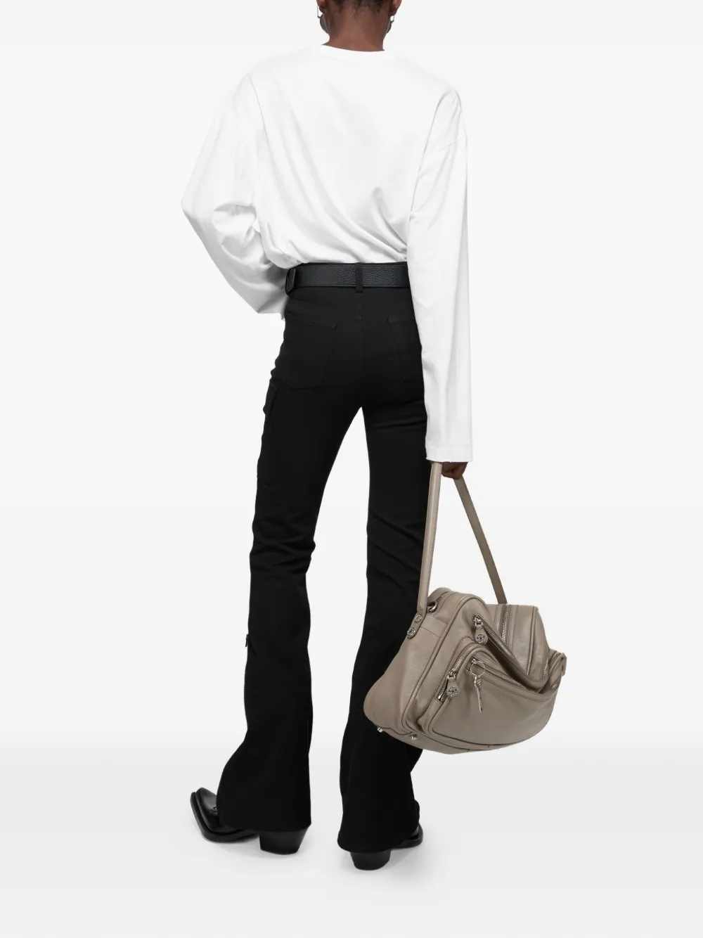 Acne Studios T-shirt met logo Wit