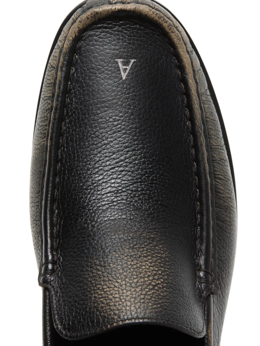 Acne Studios Loafers met ronde neus Zwart