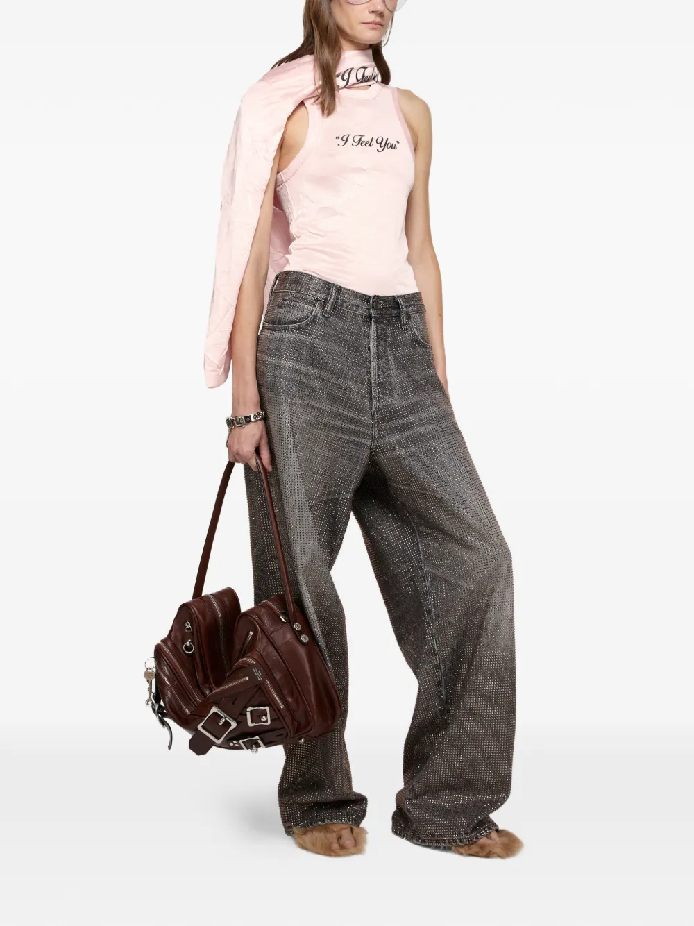  Acne Studios Printed Tank Top - Pink 