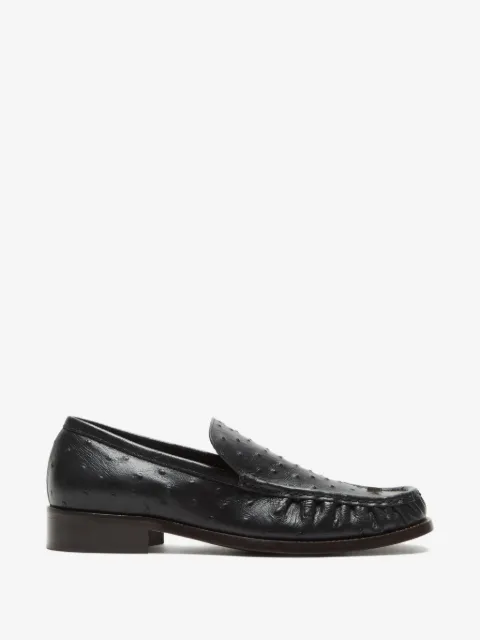 Acne Studios embossed-detail leather loafers