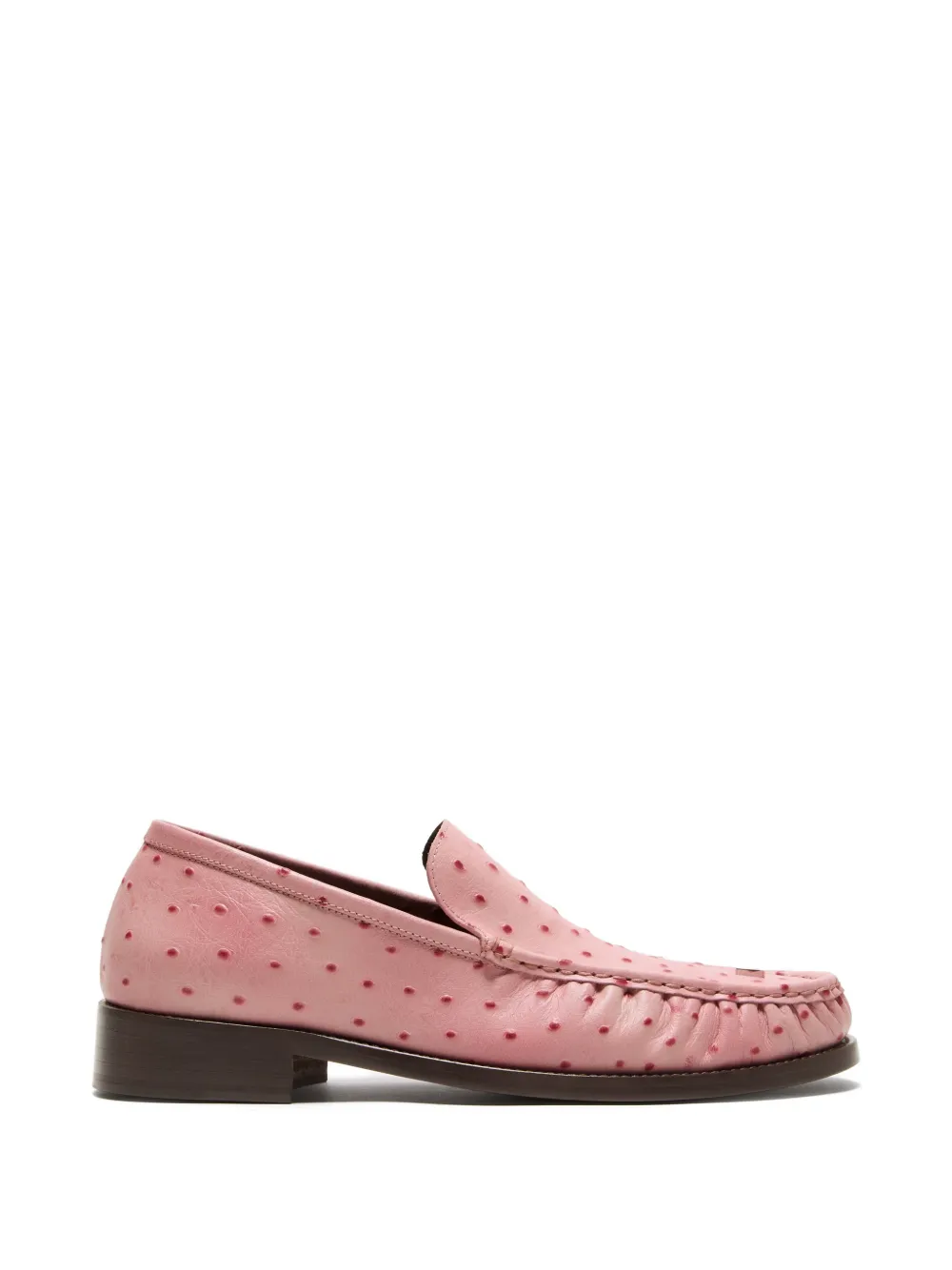 Acne Studios dot embossed loafers - Rosa