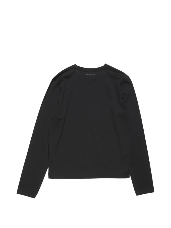 Acne Studios ブラック 長袖Tシャツ L Acne Studios long-sleeved Top | Black | FARFETCH
