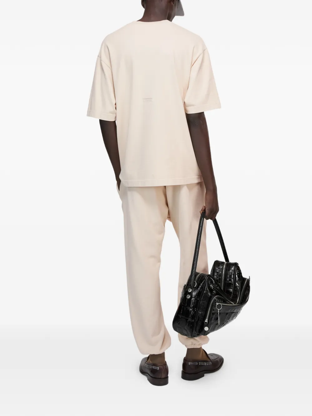  Acne Studios Logo-plaque T-shirt - Neutrals 