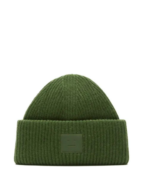 Acne Studios ribbed patch hat