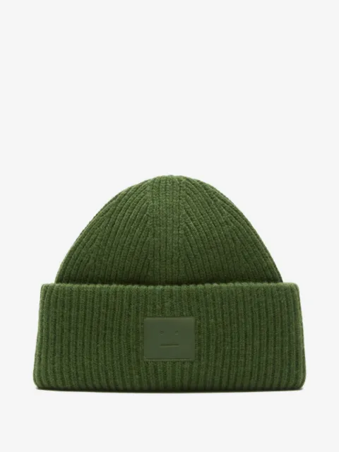 Acne Studios chapeau nervuré à patch 
