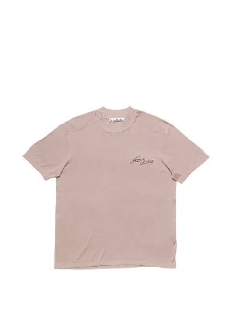 Acne Studios embroidered knitted T-shirt