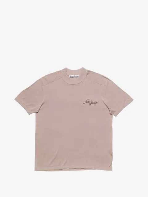 Acne Studios playera tejida con bordado