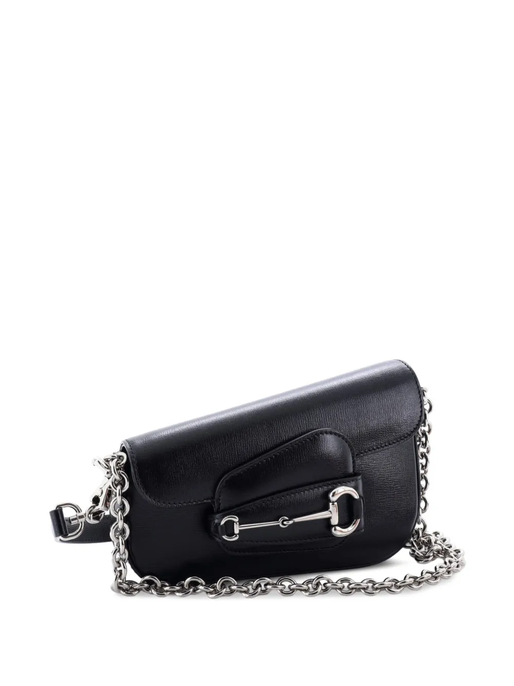 Horsebit 1955 Asymmetric Leather Mini Shoulder Bag