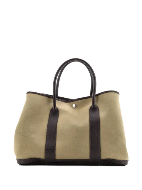 Hermès Pre-Owned Garden Party Toile and Leather 36 tote bag