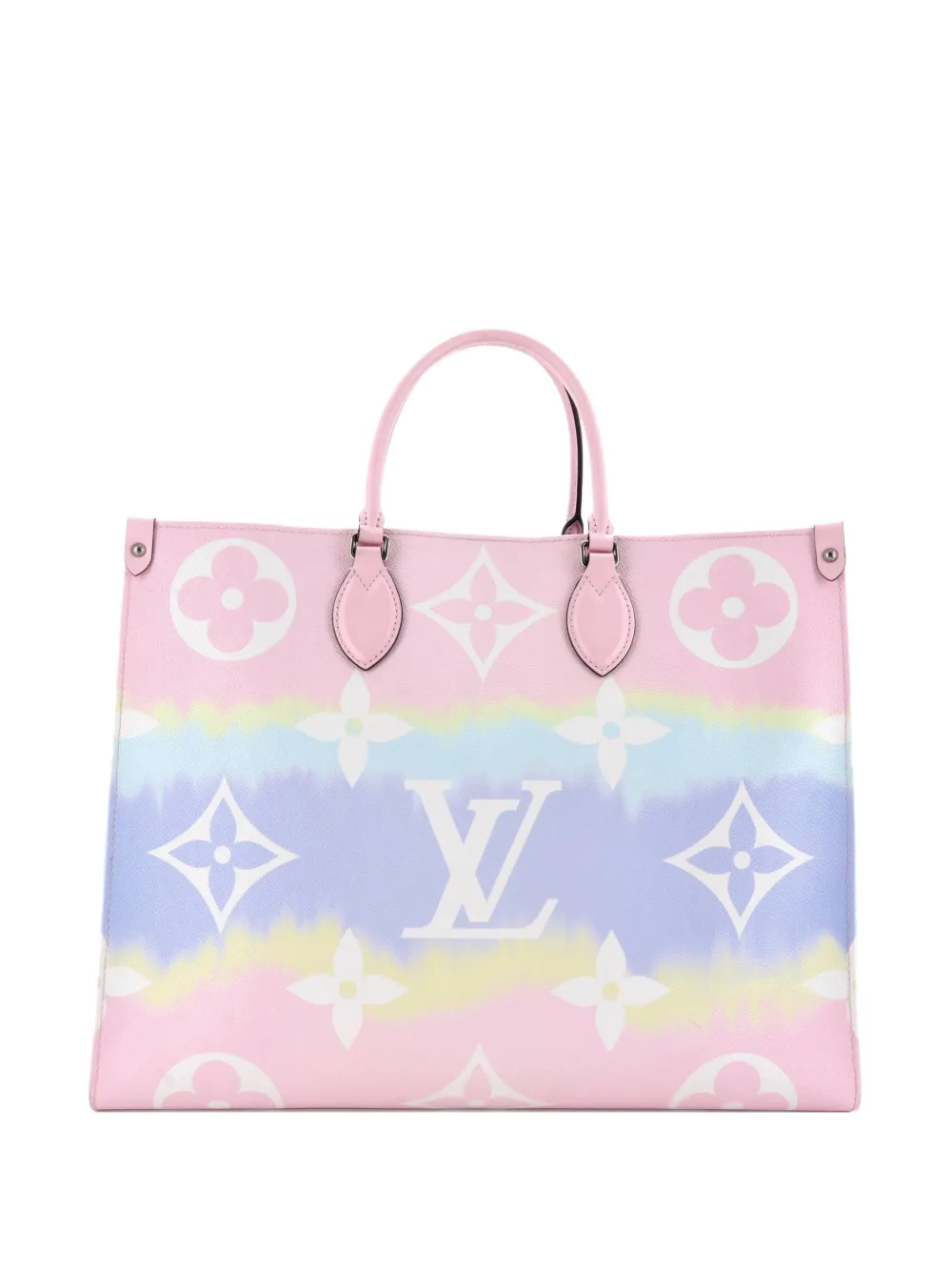 Pre-owned Louis Vuitton Onthego Limited Edition Escale Monogram Giant Gm Tote Bag In Multi