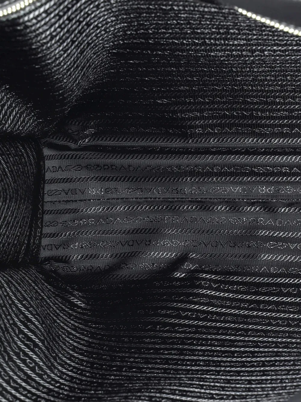 Pre-owned Prada Convertible Triangle Shopper Soft Calf Medium Tote Bag In Black