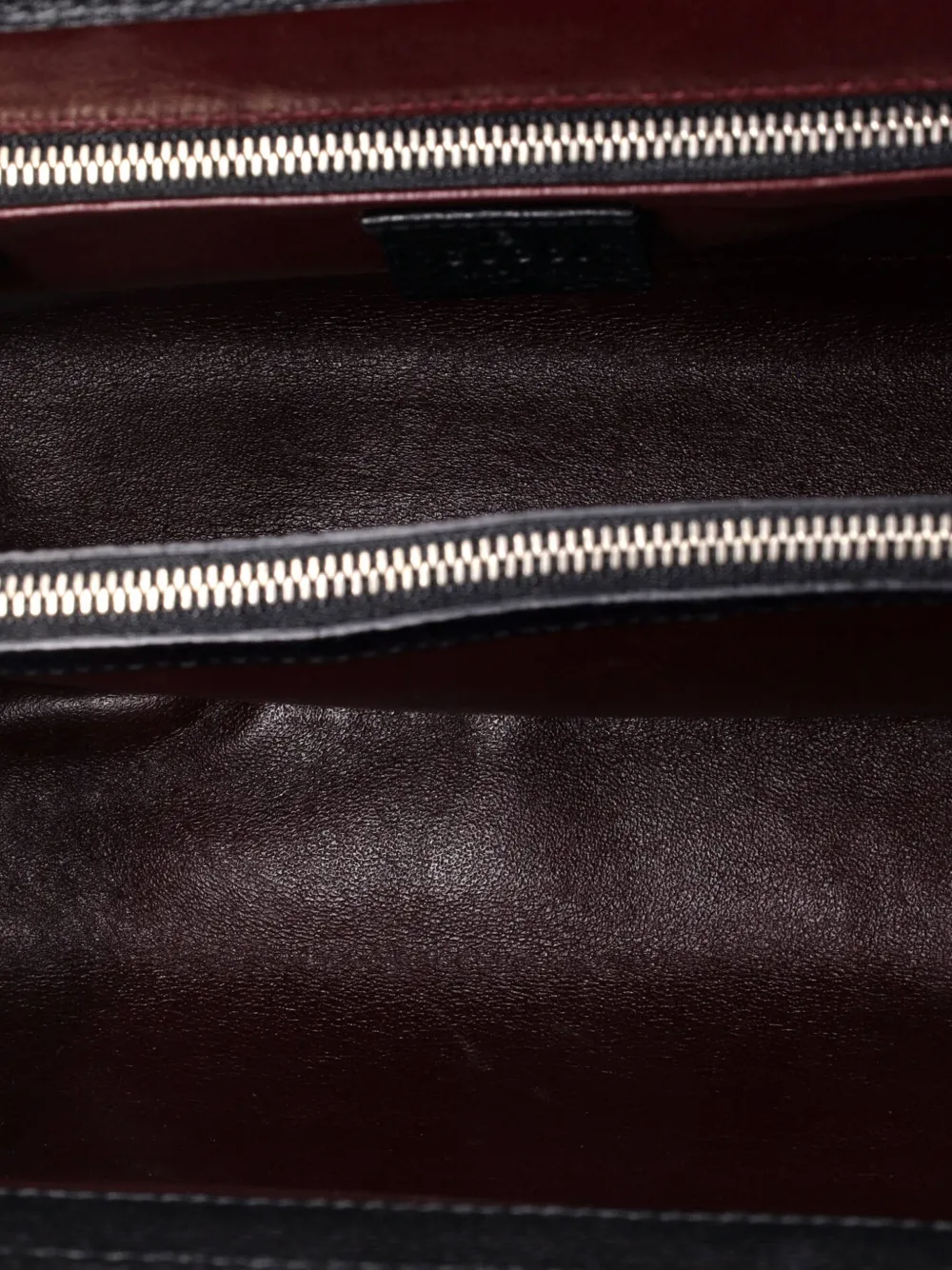 Pre-owned Gucci Zumi Top Handle Bag Leather Small Satchel In Black