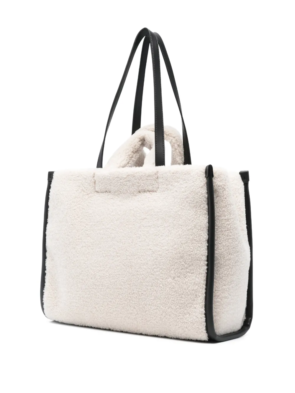 Lacoste fluffy tote bag - Beige
