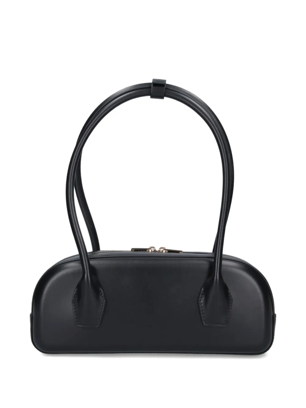 Salce Bianca One Tone Shoulder Bag In Black