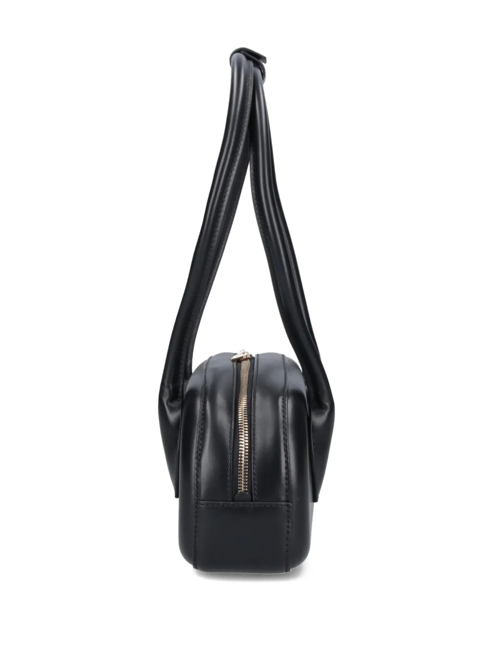 Salce Bianca One Tone Shoulder Bag In Black