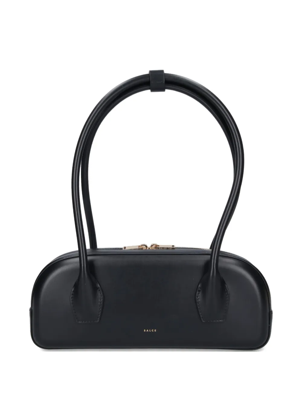 Salce Bianca One Tone Shoulder Bag In Black