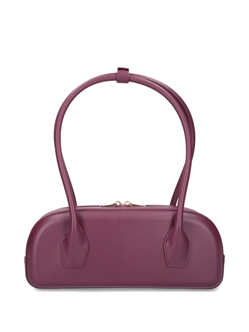 SALCE Bianca leather shoulder bag - Paars