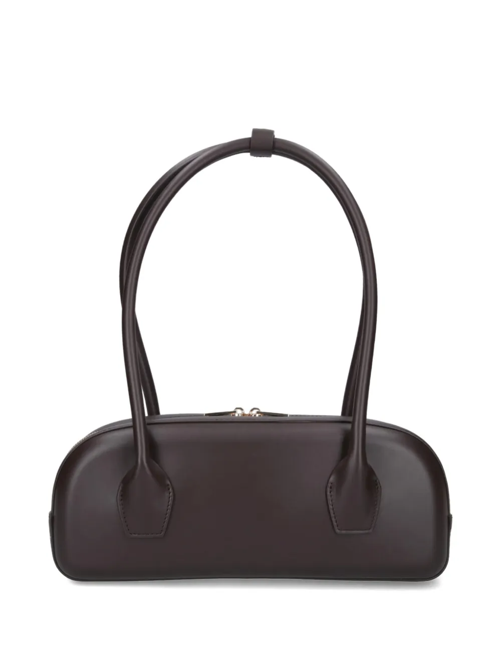 Salce Bianca One Tone Shoulder Bag In Brown