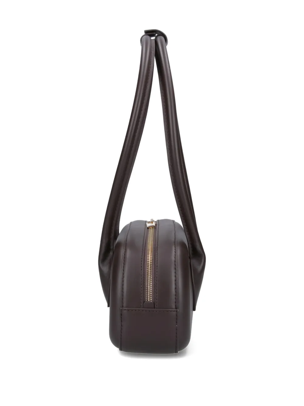Salce Bianca One Tone Shoulder Bag In Brown