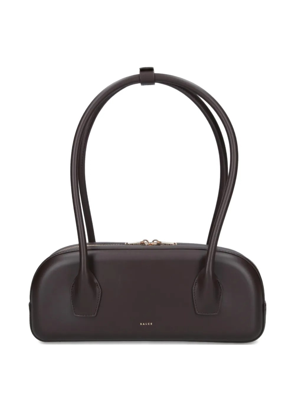 Salce Bianca One Tone Shoulder Bag In Brown