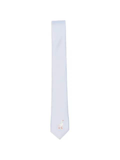 Moschino goose-print tie
