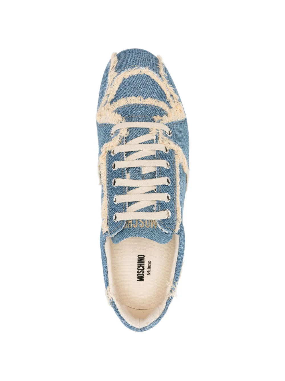 Moschino Sneakers met franje Blauw