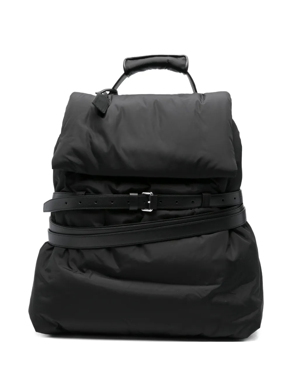 Moschino belted backpack - Nero