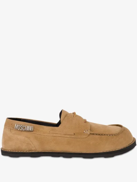 Moschino suede loafers
