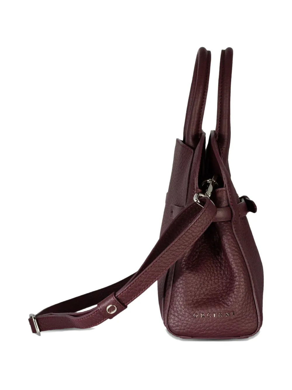 Orciani Aura Soft Double-handle Medium Tote Bag In Red