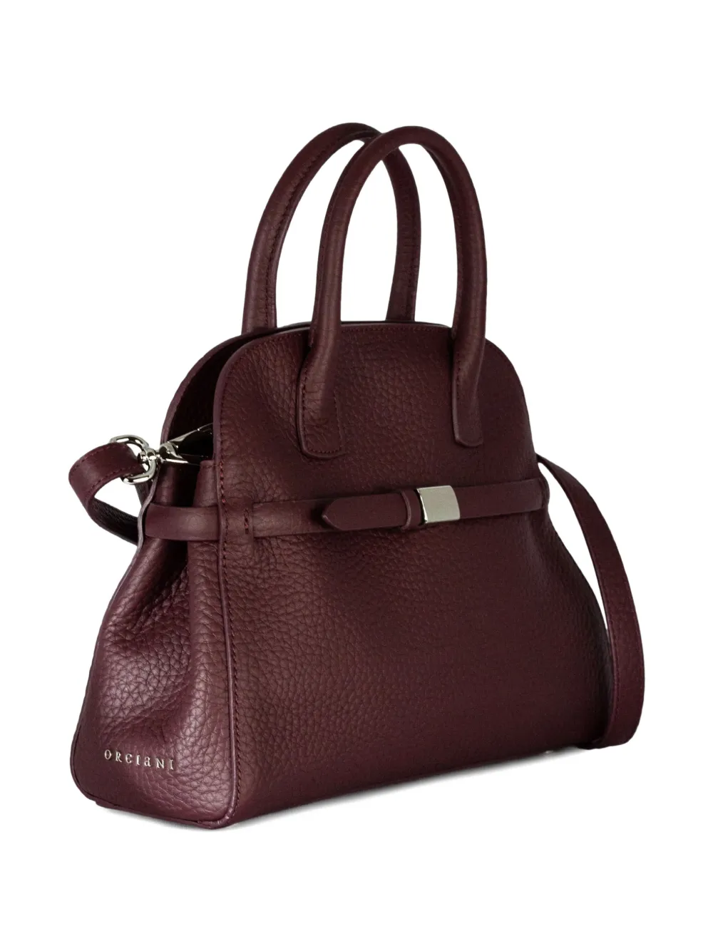 Orciani Aura Soft Double-handle Medium Tote Bag In Red