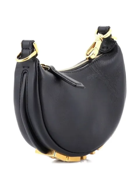 Fendi Pre-Owned Fendigraphy Bag Leather Nano hobo bag