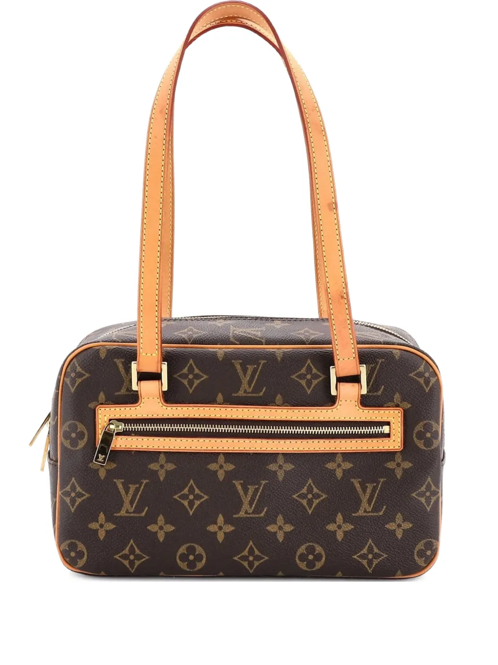 Louis Vuitton Pre-Owned Cite Handbag Monogram Canvas MM shoulder bag - Marrone