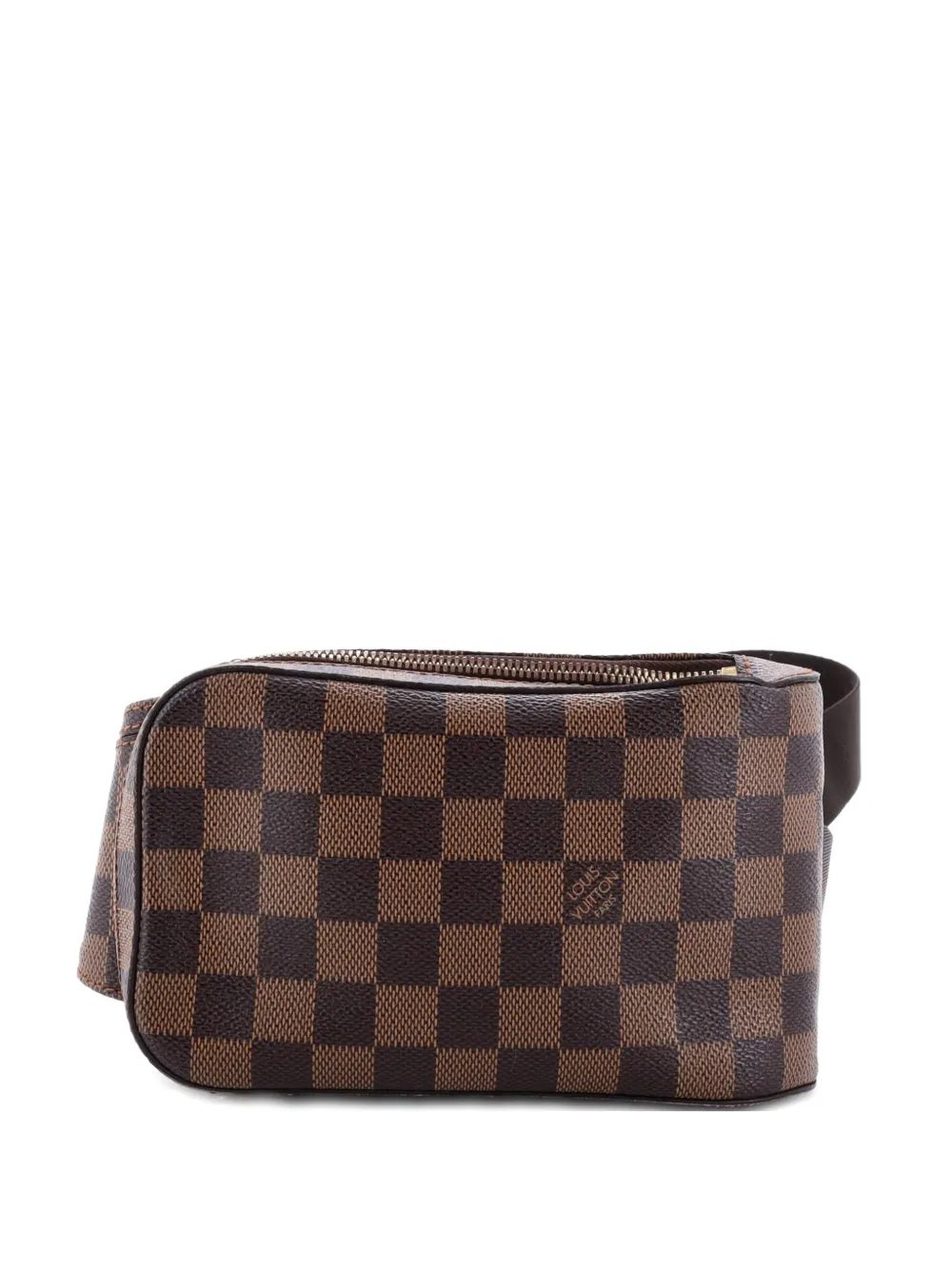Pre-owned Louis Vuitton Geronimos Waist Bag Damier Belt Bag In Brown