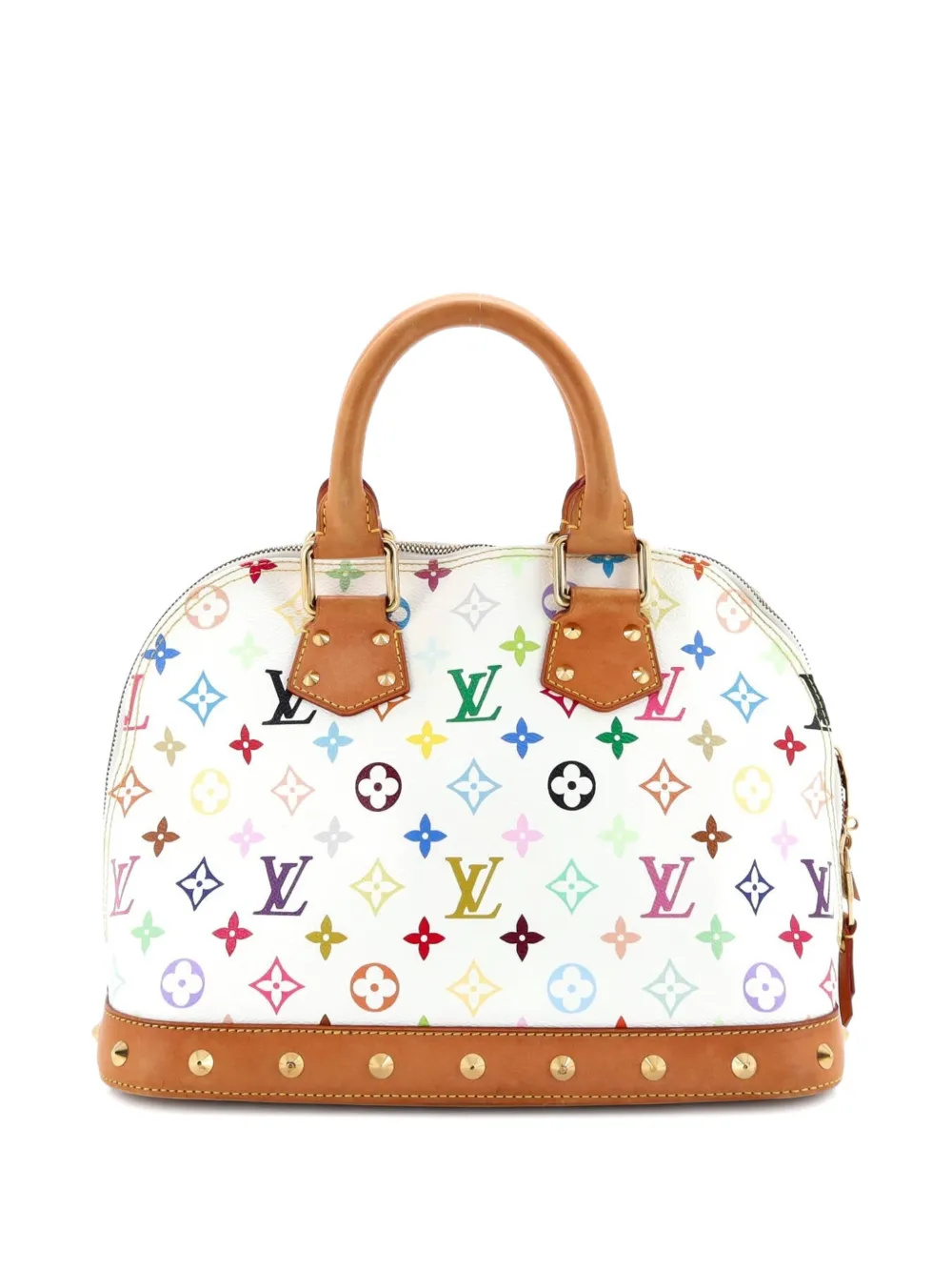 Pre-owned Louis Vuitton Alma Nm Handbag Monogram Multicolor Pm Satchel