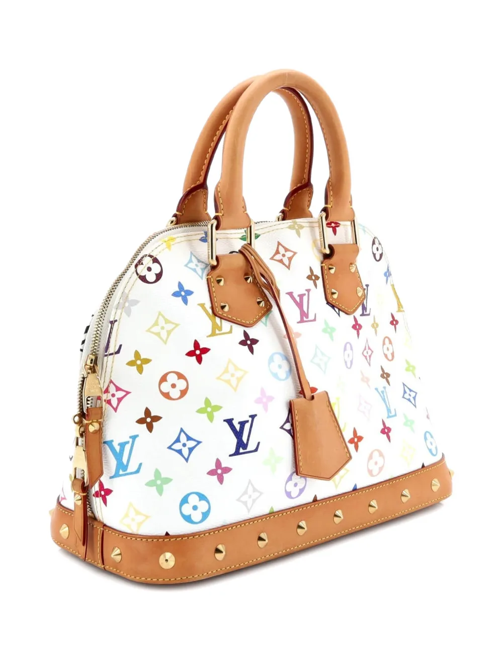 Pre-owned Louis Vuitton Alma Nm Handbag Monogram Multicolor Pm Satchel