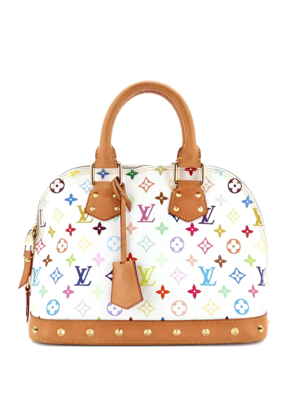 Pre-owned Louis Vuitton Alma Nm Handbag Monogram Multicolor Pm Satchel