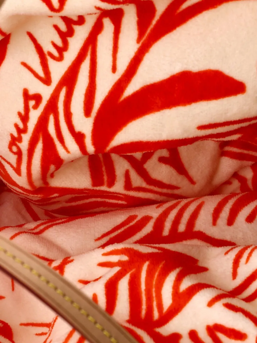 LOUIS VUITTON Pre-owned Lvacation By The Pool Monogram Cotton Tote Bag In Neutral