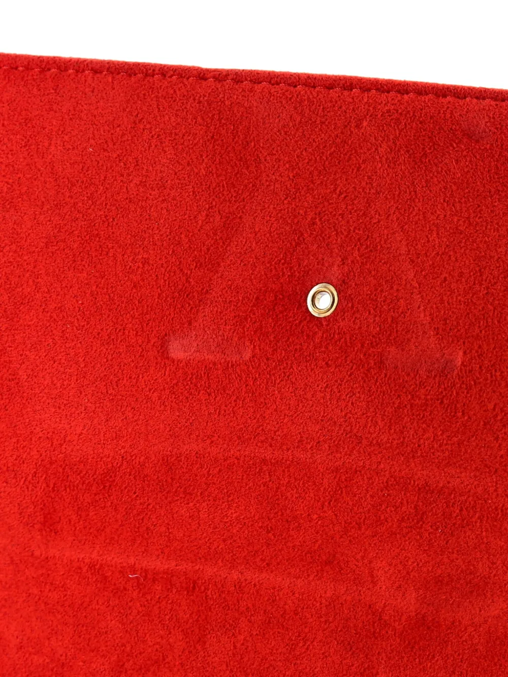 Pre-owned Louis Vuitton Chain Louise Clutch Leather Mm Shoulder Bag In Red