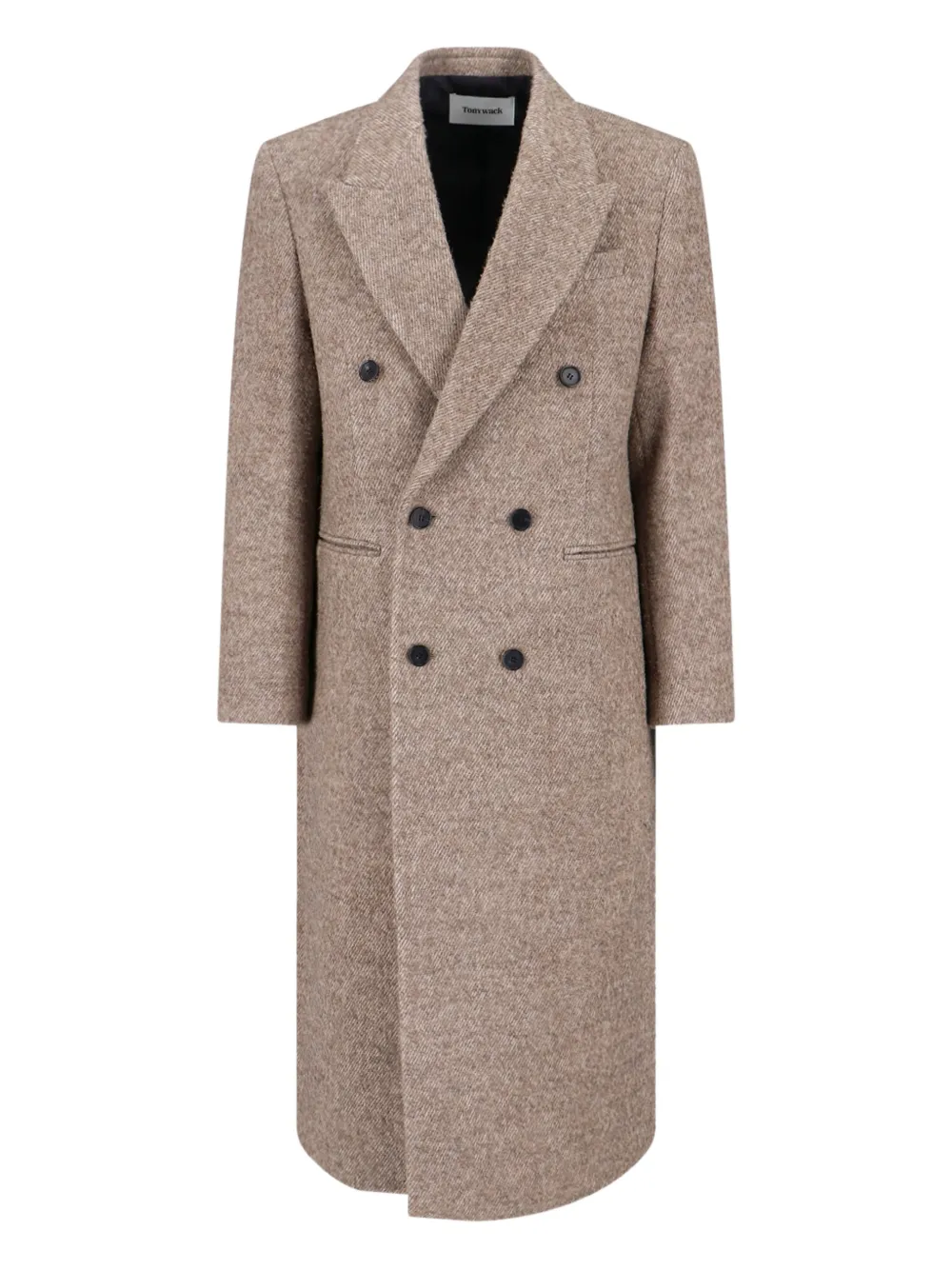 TONYWACK double-breasted coat | Neutrals | Image 1