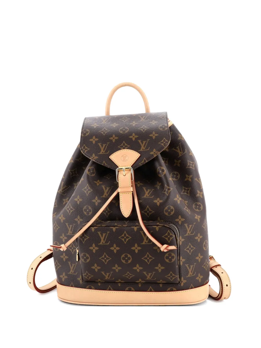 Click to view more detailed imagery on our partner's website Pre-owned Louis Vuitton Montsouris Nnm Monogram Canvas Pm Backpack In Brown