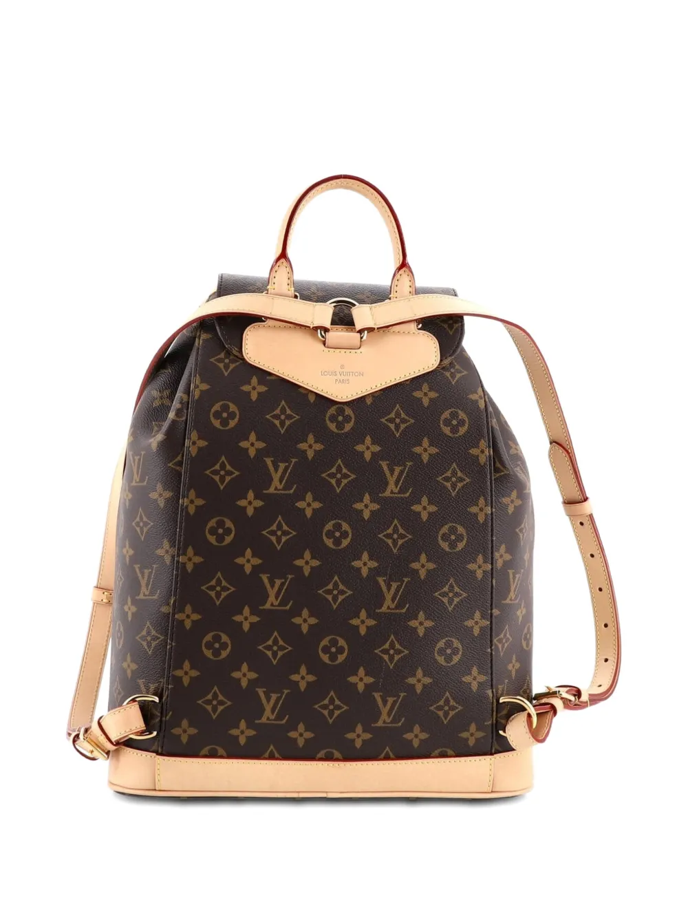 LOUIS VUITTON Pre-owned Montsouris Nnm Monogram Canvas Pm Backpack In Brown