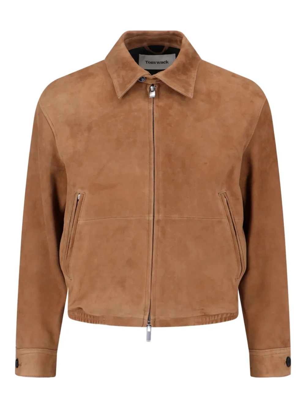 TONYWACK zip-up suede jacket | brun | Image 1