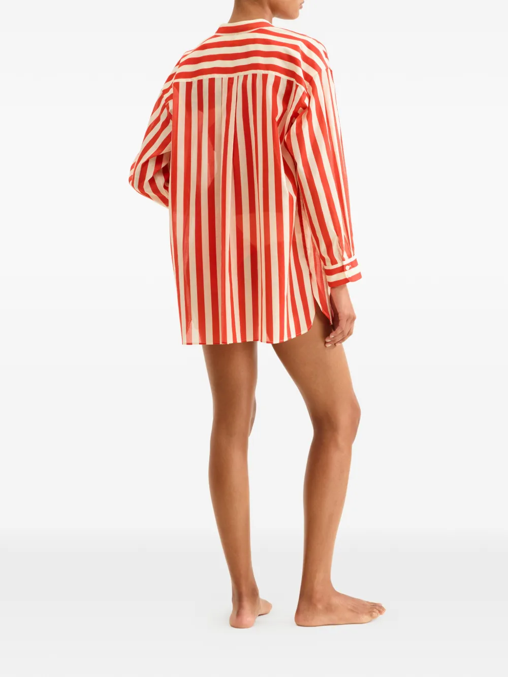  Eres Striped Shirt - Red 